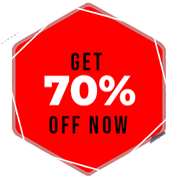 70% Off Badge